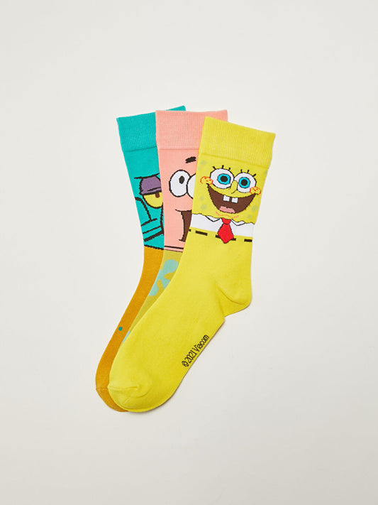 SpongeBob Printed Men's Sock Socks 3-pack