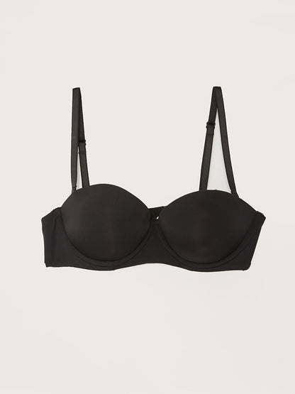 Underwire Plain Half Padded Bra