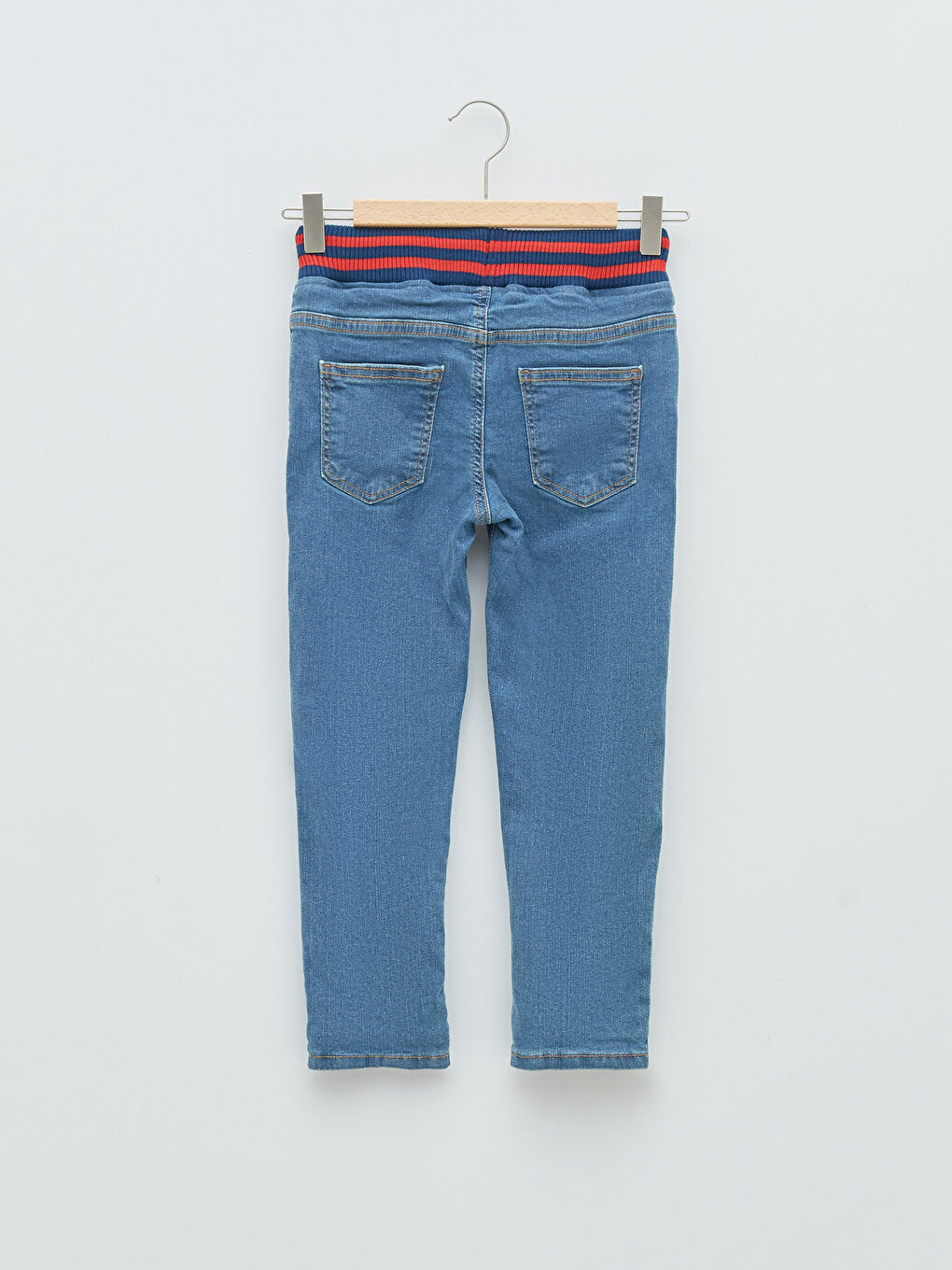 Skinny Fit Boy's Jean Trousers with Elastic Waist