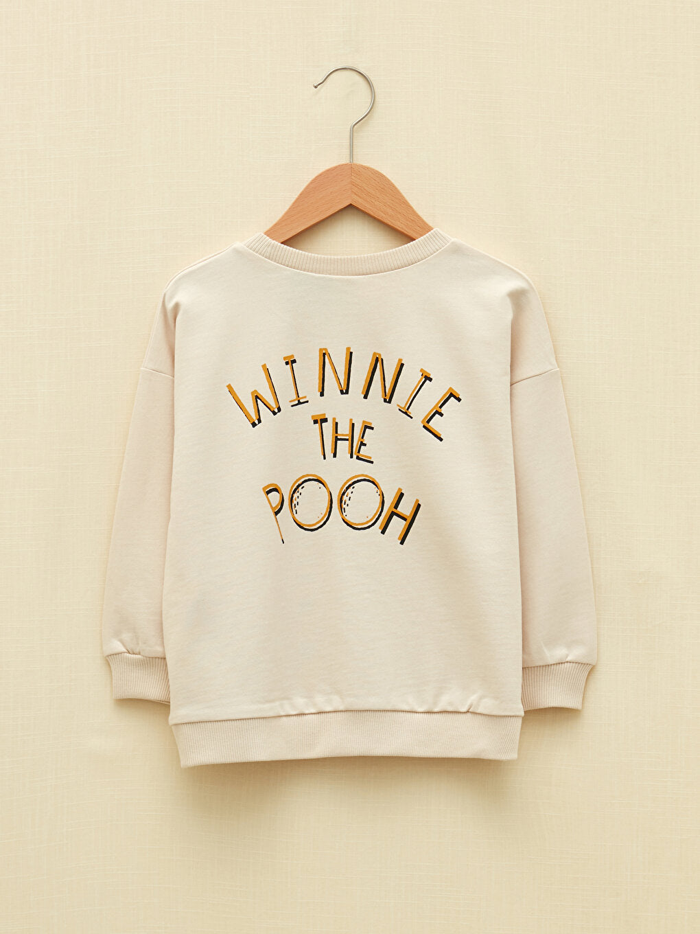 Crew Neck Long Sleeve Winnie the Pooh Printed Organic Cotton Baby Boy Sweatshirt and Trousers 2-pack