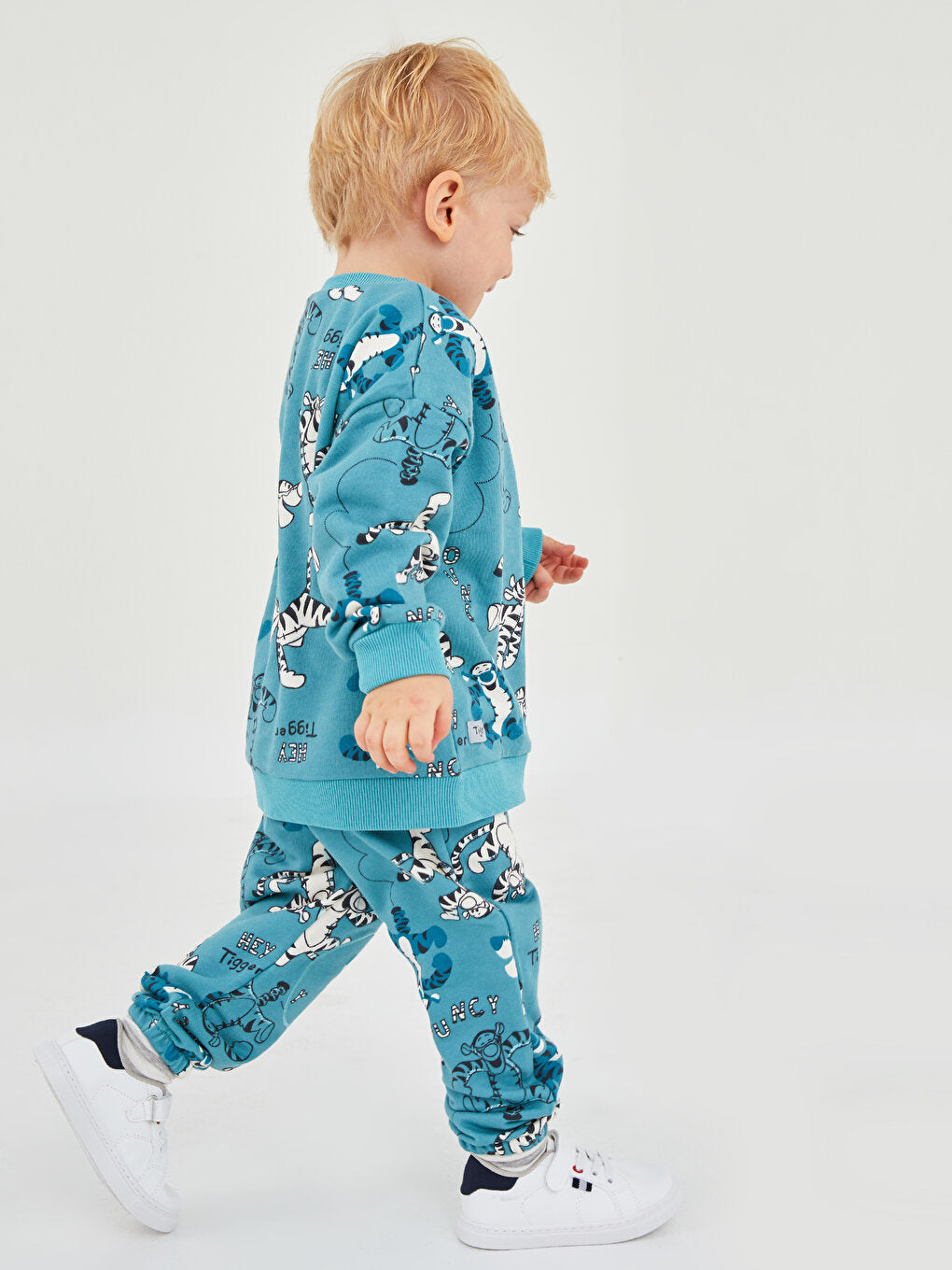 Elastic Waist Tigger Printed Organic Cotton Baby Boy Jogger Tracksuit Bottom