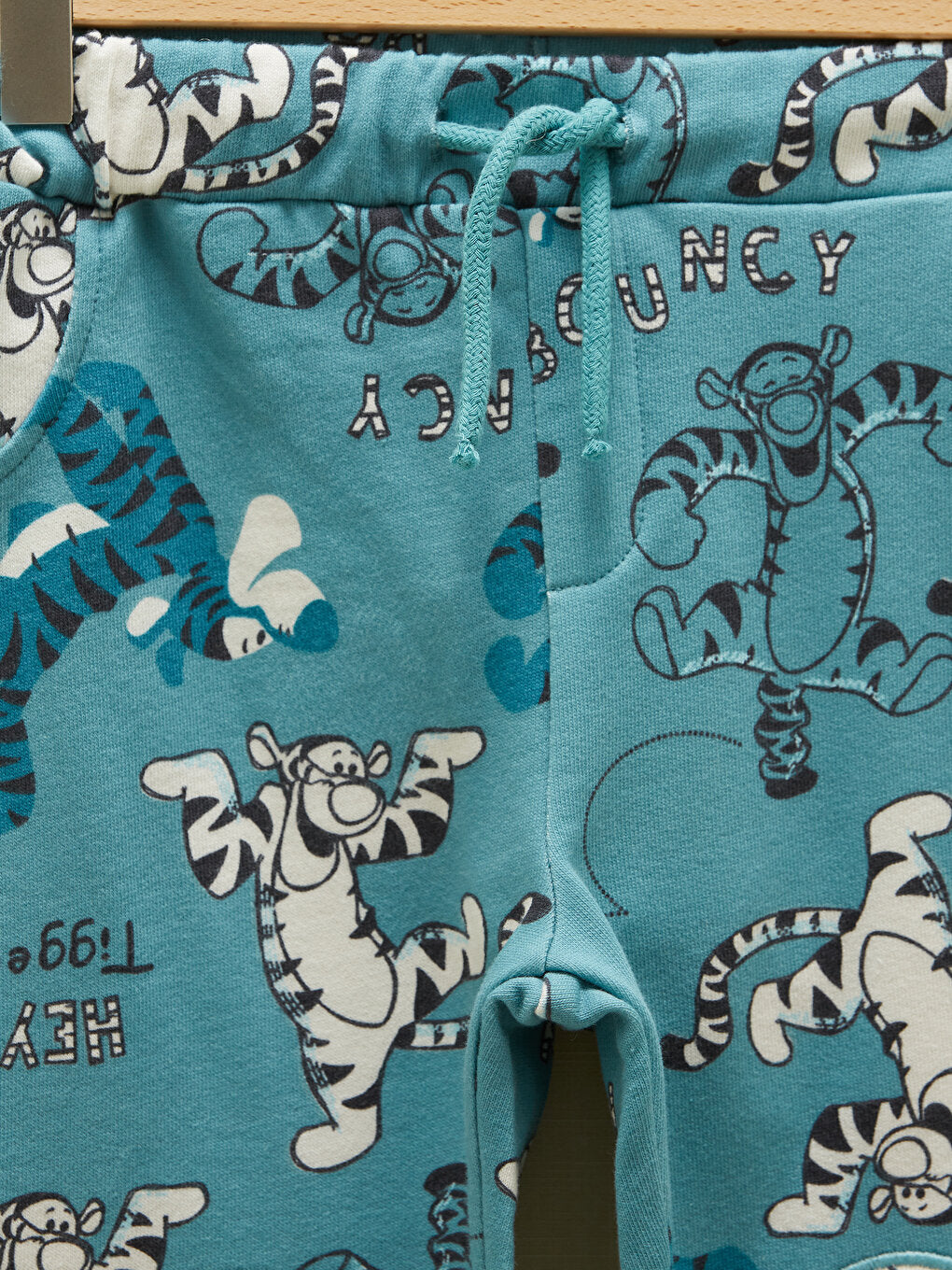 Elastic Waist Tigger Printed Organic Cotton Baby Boy Jogger Tracksuit Bottom