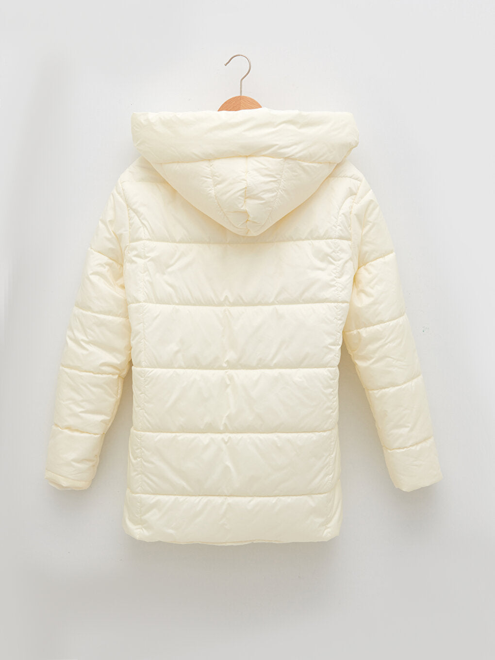 Women's Hooded Plain Puffer Coat