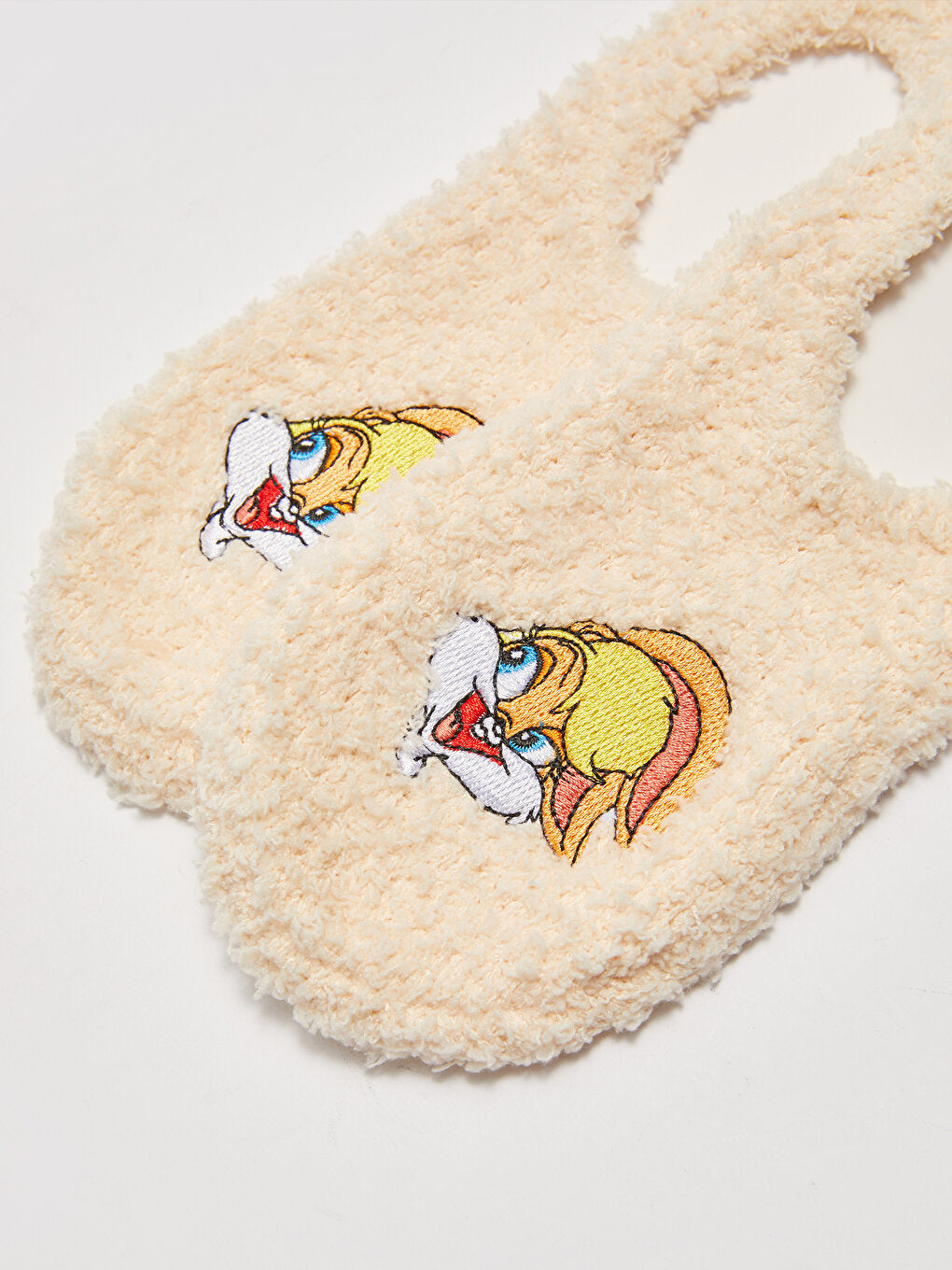 Lola Bunny Embroidered Plush Women's Home Socks