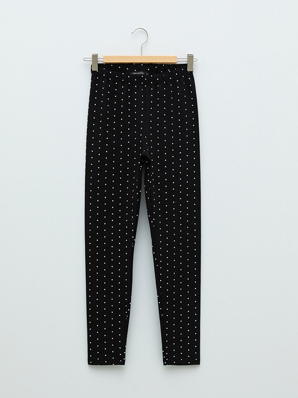 Polka Dot Women's Leggings with Elastic Waist