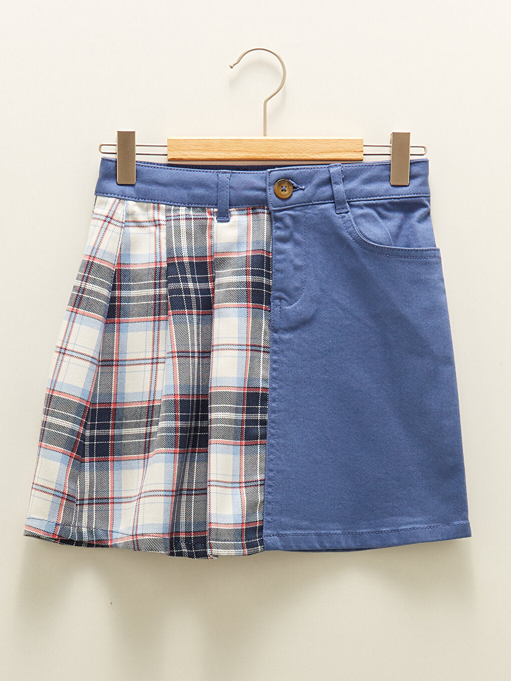 Plaid Patterned Girl's Skirt