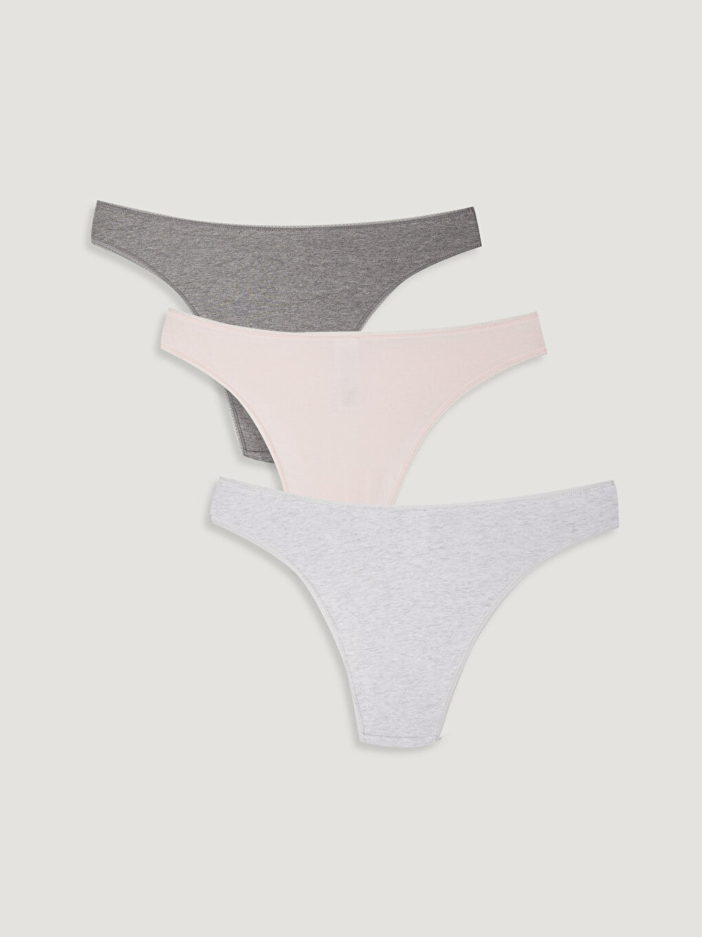 Bow Detailed Cotton Bikini Panties 3 Pack