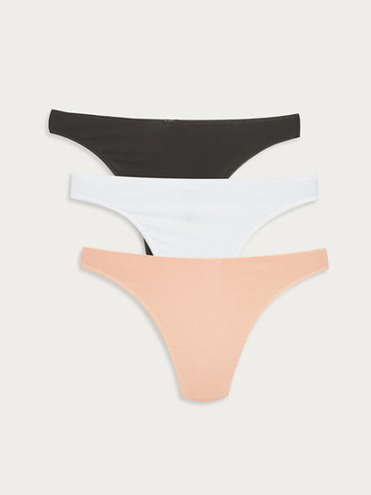 Bow Detailed Classic Panties 3 Pack