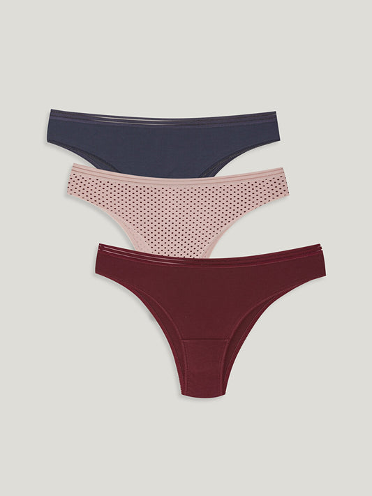 Plain Brazilian Panties 3 Pack