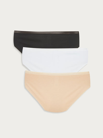 Plain Hipster Panties 3 Pack