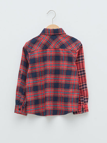 Plaid Long Sleeve Boy's Lumberjack Shirt