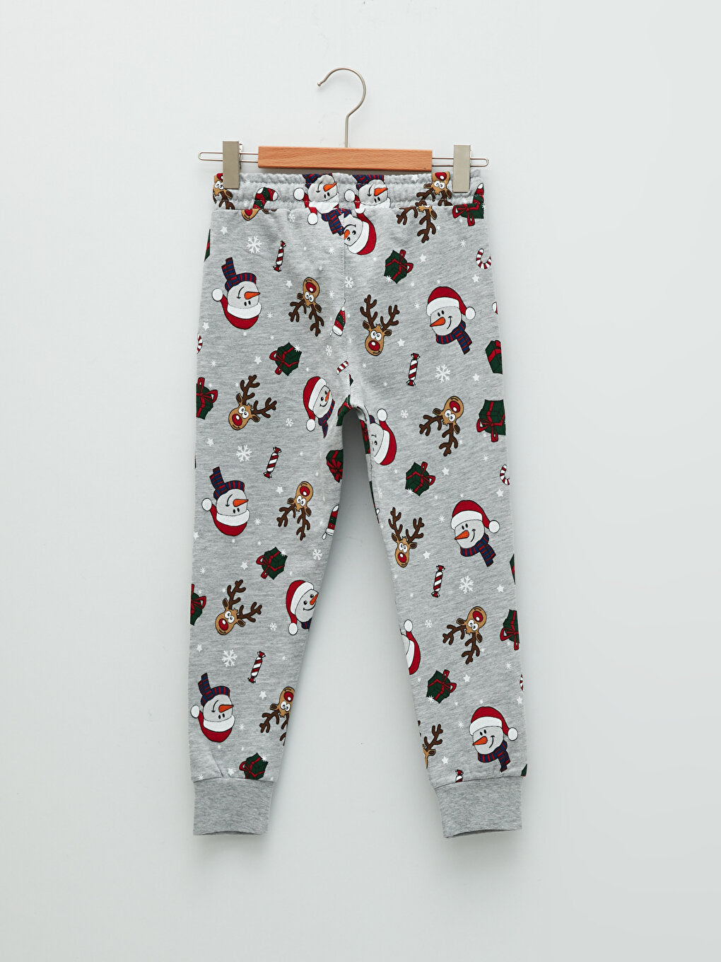 New Year Themed Boys' Jogger Sweatpants with Elastic Waist