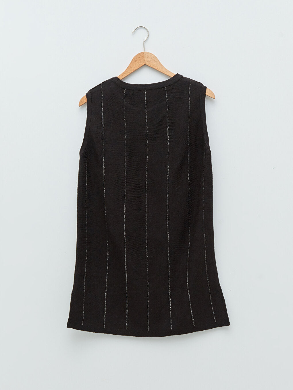 Women's Crew Neck Striped Sleeveless Knitwear Tunic