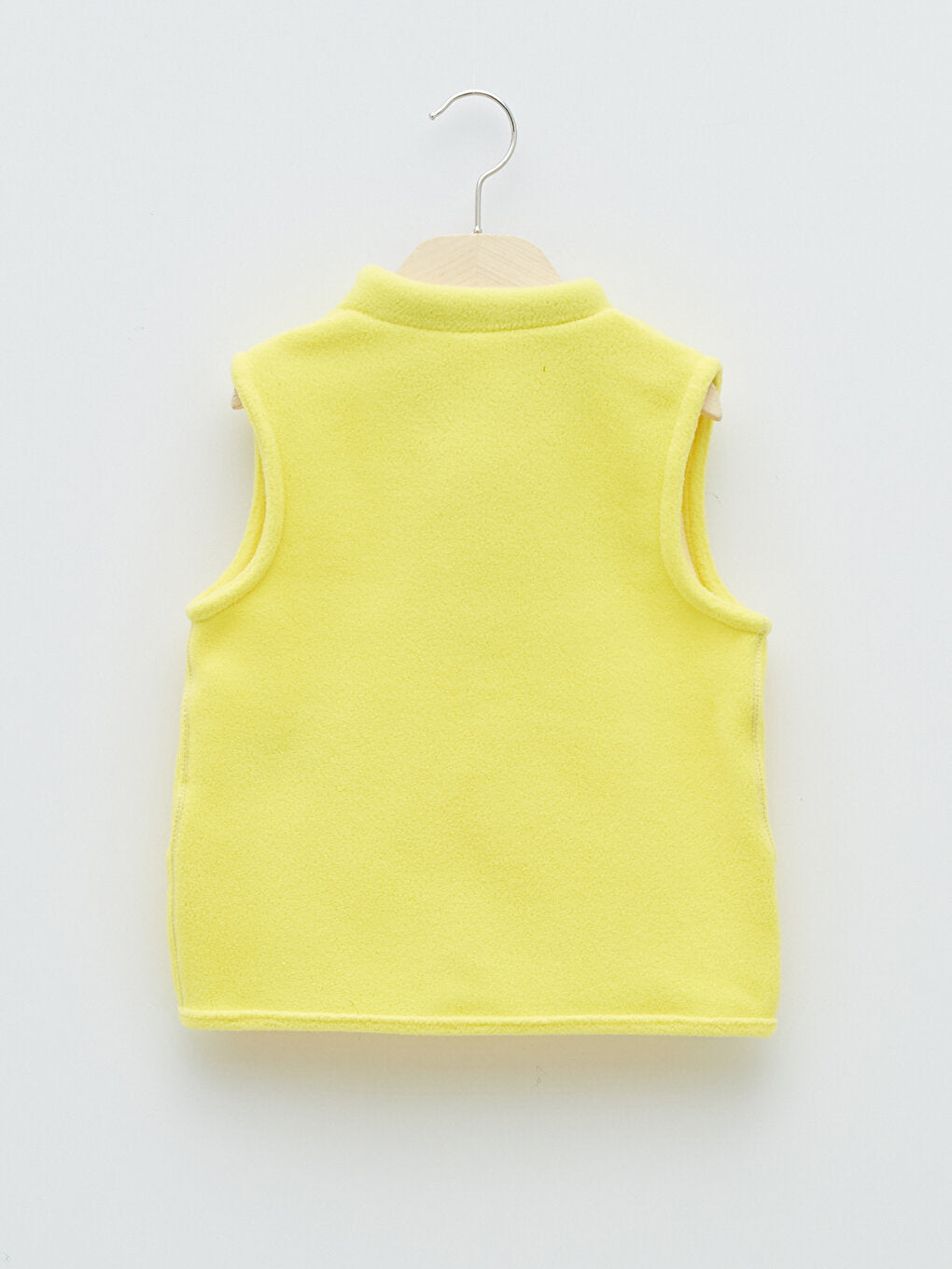 High Collar Fleece Baby Boy Zipper Vest