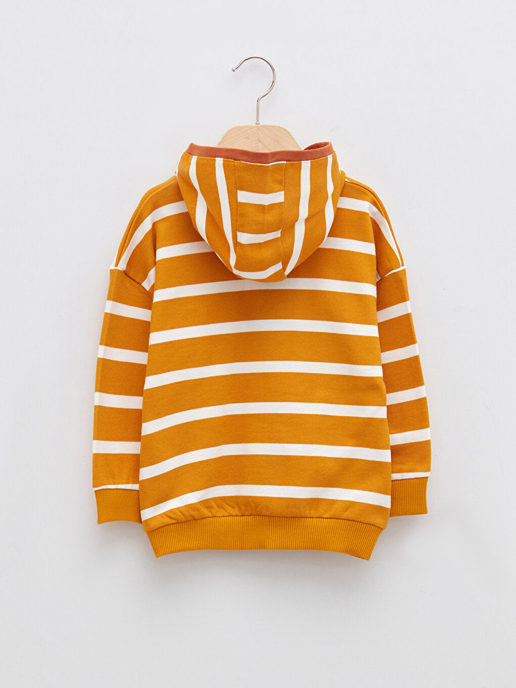 Long Sleeve Striped Baby Boy Hoodie