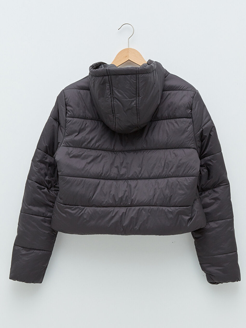 Women's Hooded Plain Puffer Coat