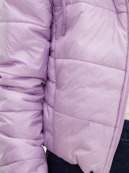 Women's Hooded Plain Puffer Coat