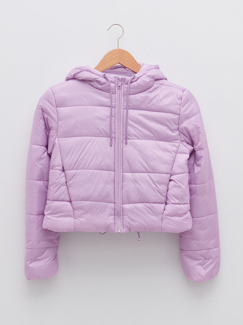 Women's Hooded Plain Puffer Coat