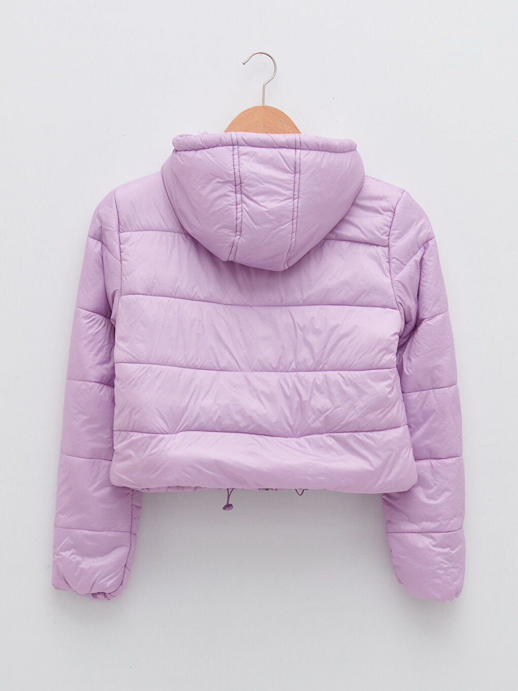 Women's Hooded Plain Puffer Coat