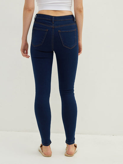 Ankle Length Super Skinny Women's Jean Trousers