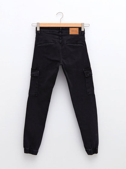 Jogger Fit Cargo Men's Jean Trousers