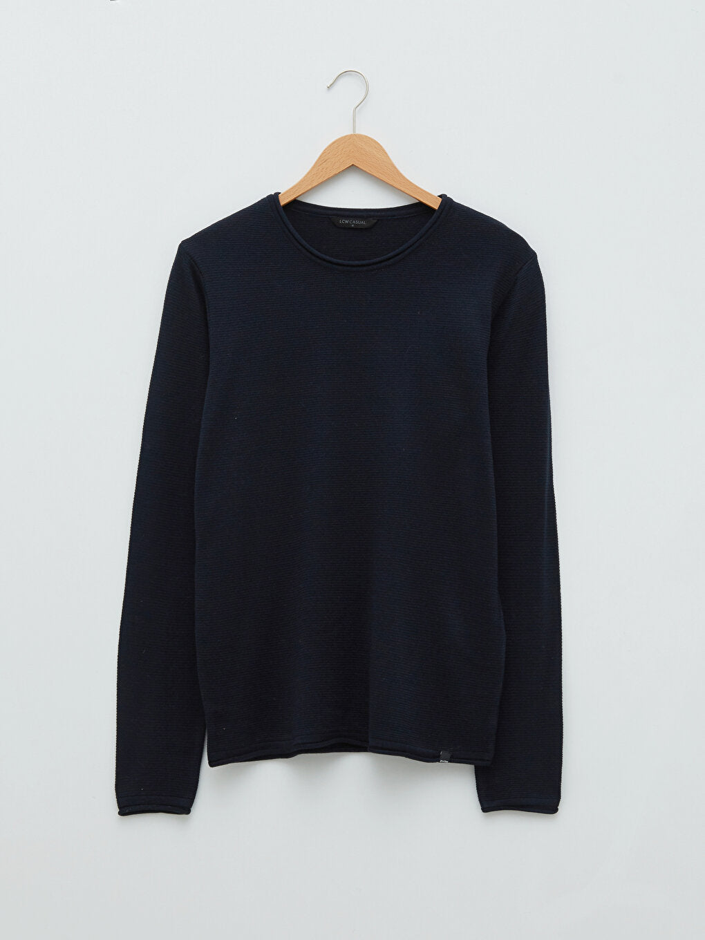 Crew Neck Long Sleeve Men's Knitwear Sweater