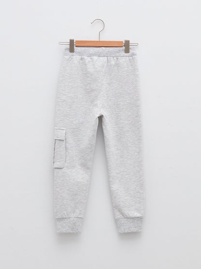 Basic Boy's Jogger Sweatpants with Elastic Waist