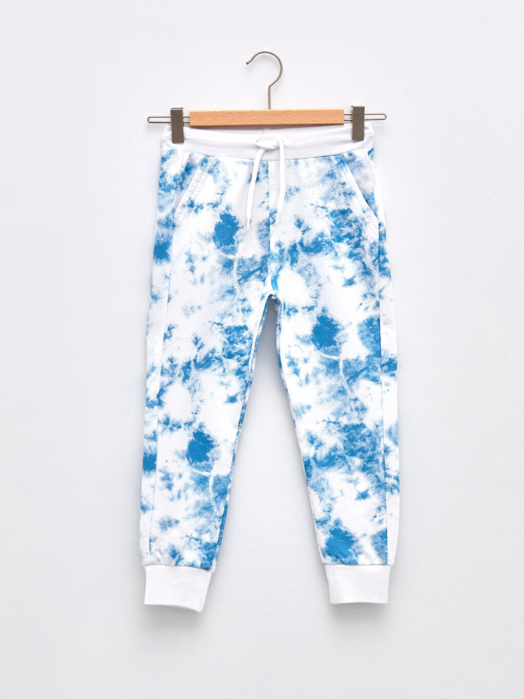 Elastic Waist Batik Patterned Boy's Jogger Sweatpants