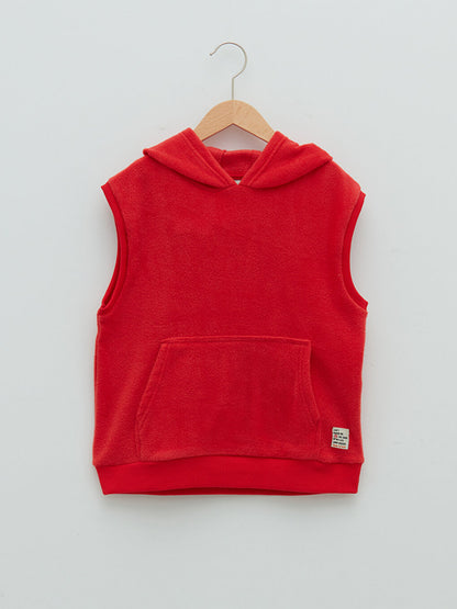 Hooded Basic Fleece Boy's Sweatshirt