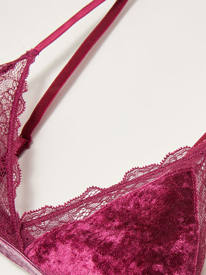 Underwire Unpadded Velvet T-Shirt Bra