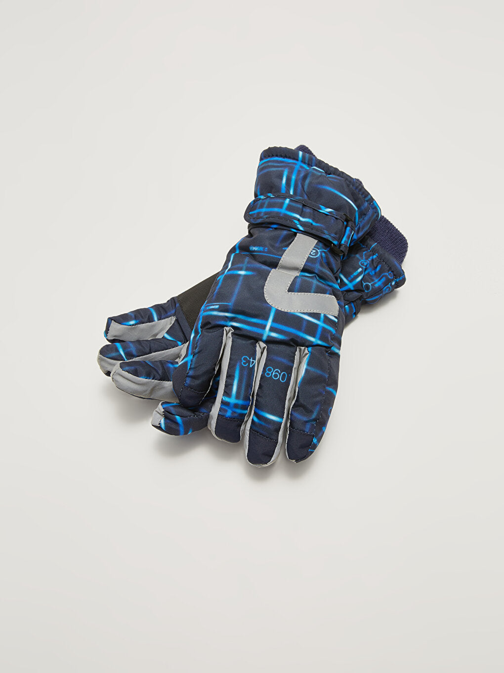 Boy's Printed Snow Gloves