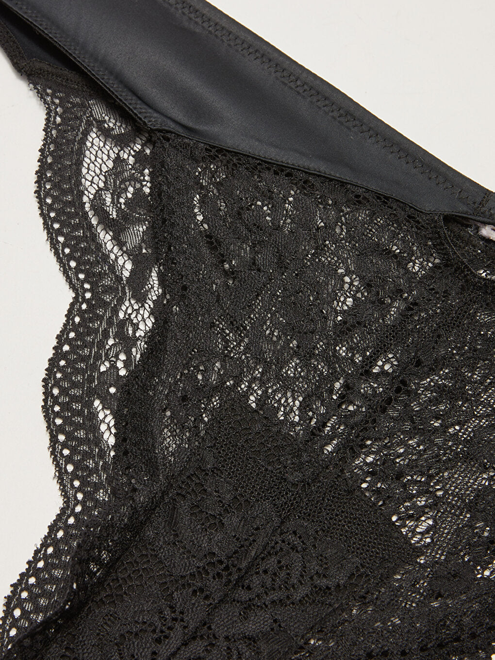 Lace Satin Brazilian Panties