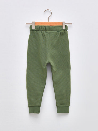 Basic Baby Boy Jogger Sweatpants with Elastic Waist