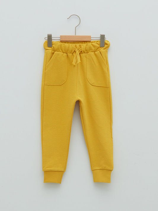 Basic Baby Boy Jogger Sweatpants with Elastic Waist