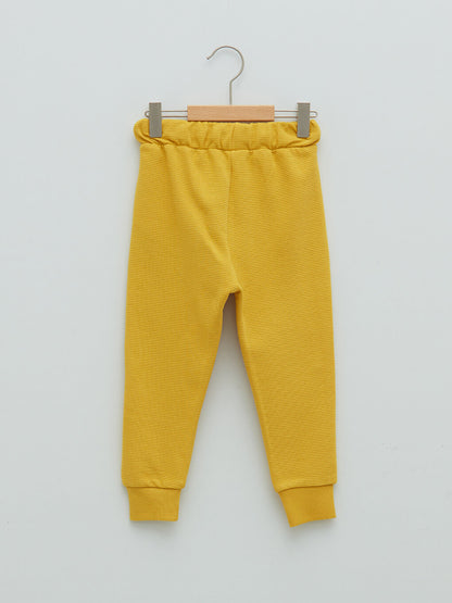 Basic Baby Boy Jogger Sweatpants with Elastic Waist