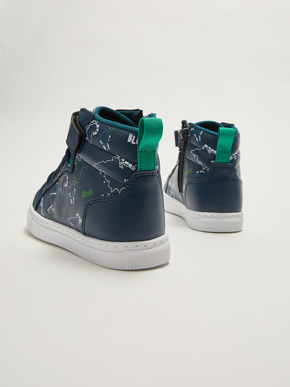 Printed Velcro Baby Boy Sneakers