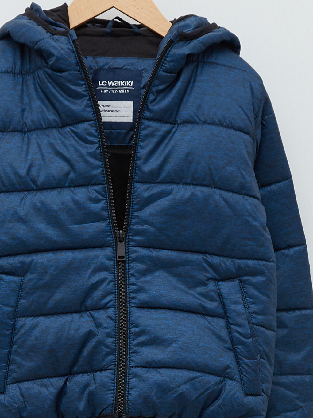 Hooded Basic Boy's Puffer Coat