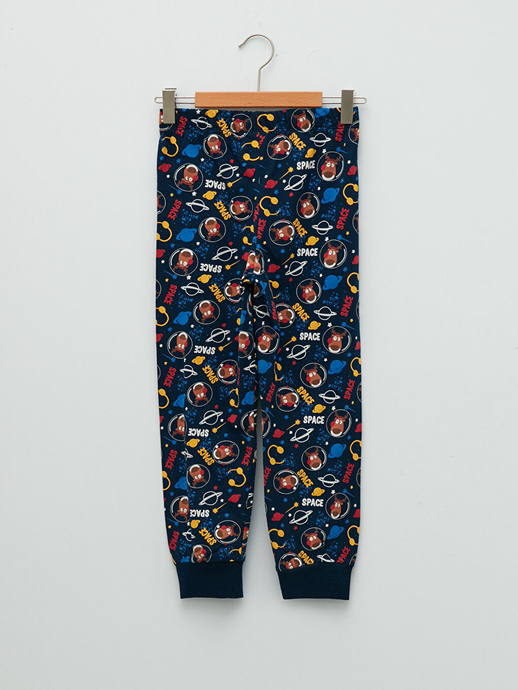 Printed Boy's Pajama Bottom with Elastic Waist