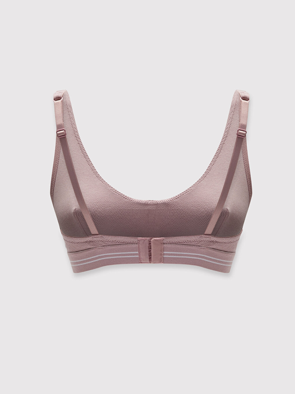 Non-padded, non-wired plain bra