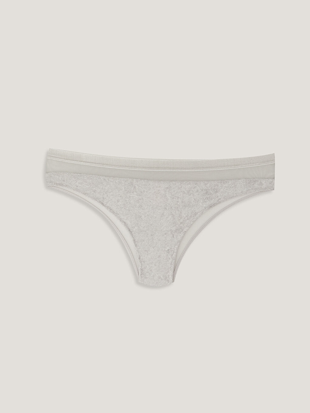 Transparent Cotton Plain Bikini Panties