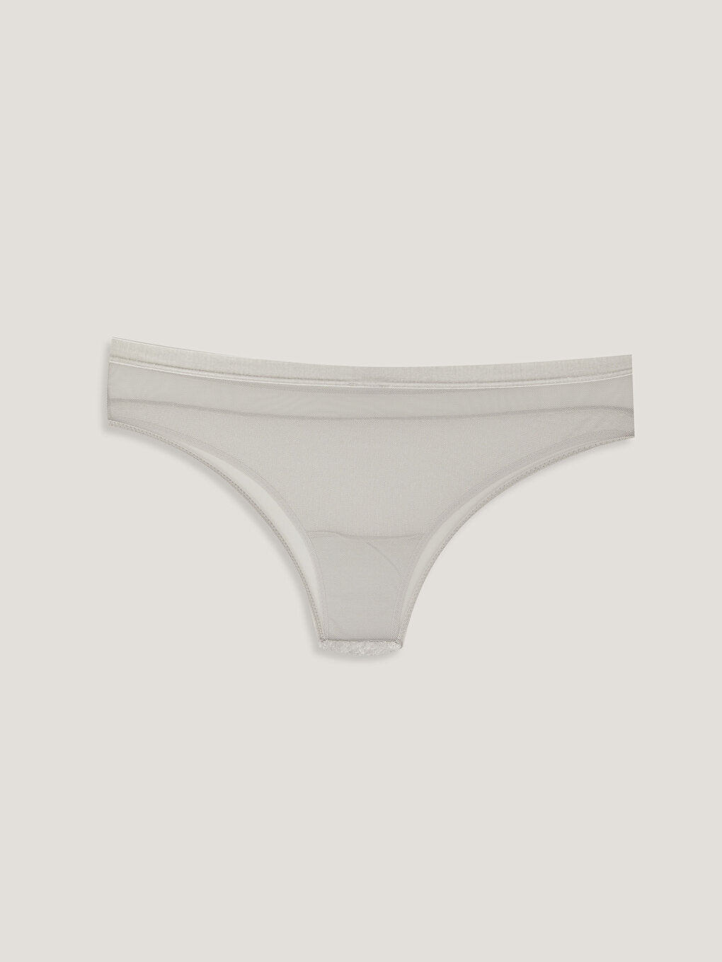 Transparent Cotton Plain Bikini Panties