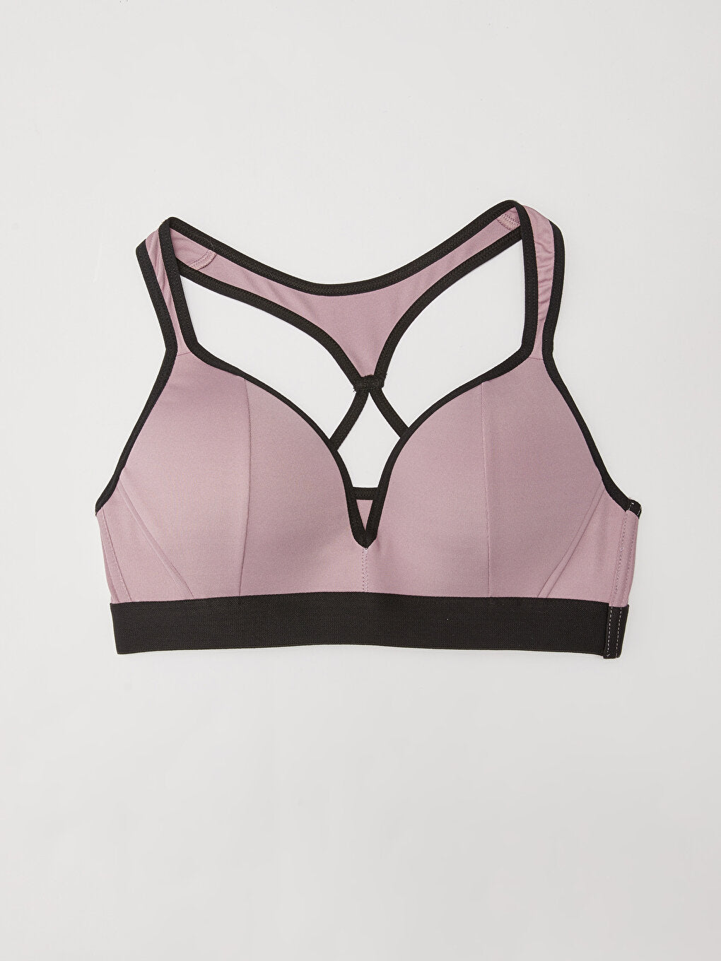 Non-wired, Unpadded, Color Blocked Sports Bra