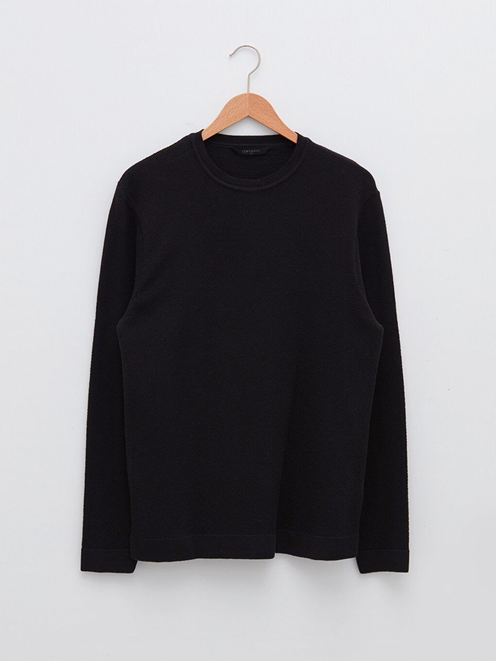 Crew Neck Long Sleeve Men's Knitwear Sweater