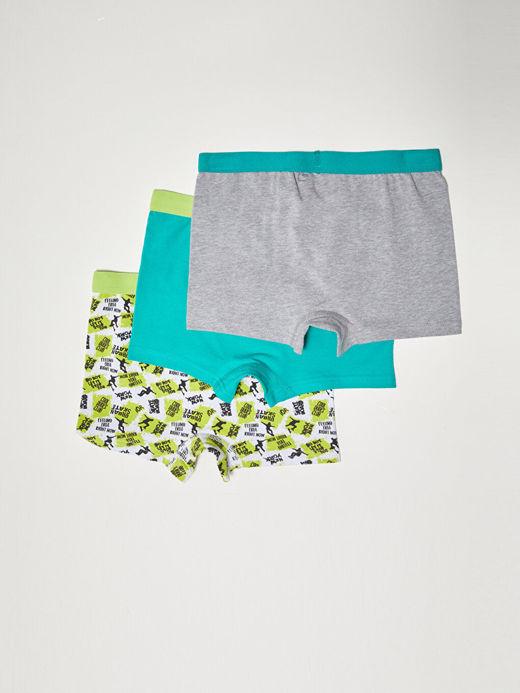 Printed Cotton Boys' Boxer 3-Piece