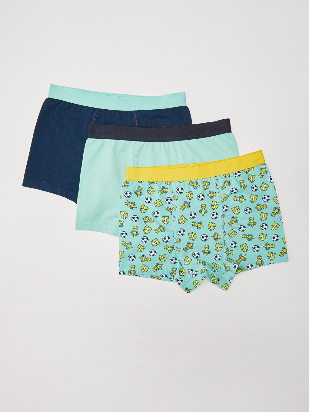 Printed Cotton Boys' Boxer 3-Piece