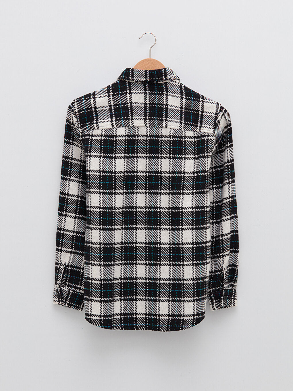 Regular Fit Long Sleeve Plaid Men's Lumberjack Shirt Jacket