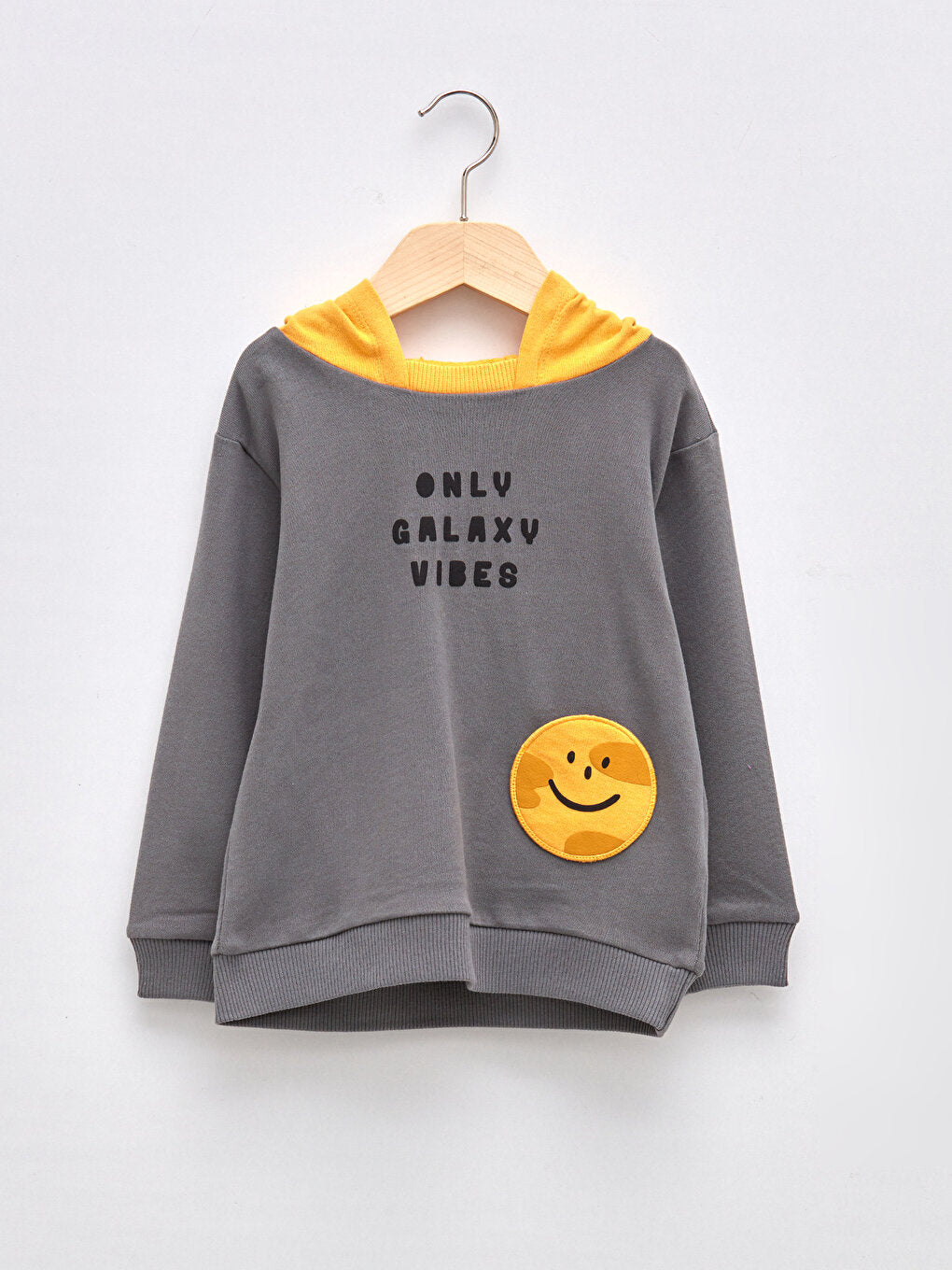 Long Sleeve Printed Baby Boy Hoodie