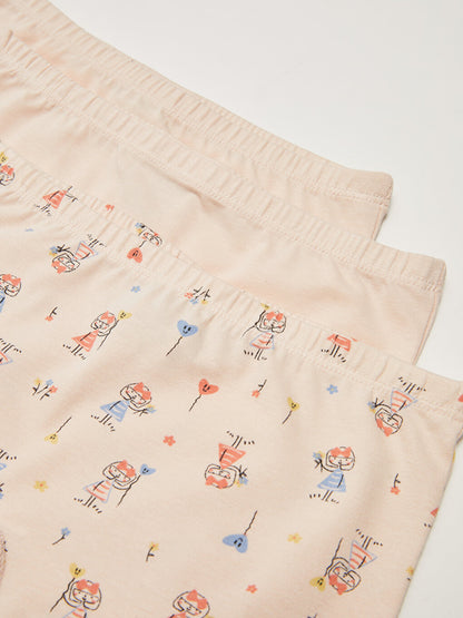 Organic Cotton Girl's Boxer 3-Piece