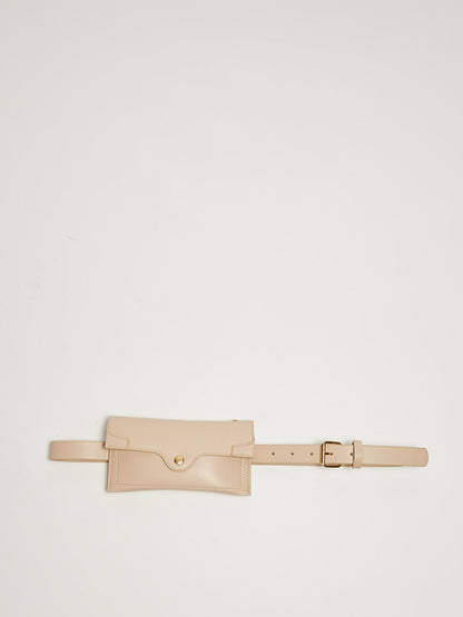 Leather Look Women's Bag Belt