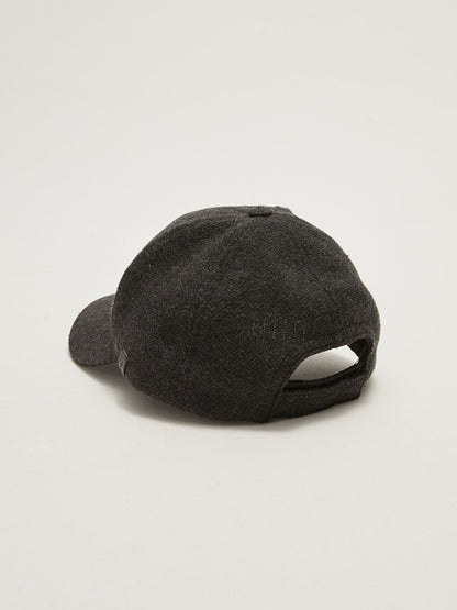 Men's Cap with Stitching Detail